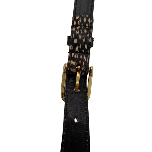 art 707 Vintage Genuine Peacock Feather Adjustable Women’s Belt Size S|M - Picture 11 of 13